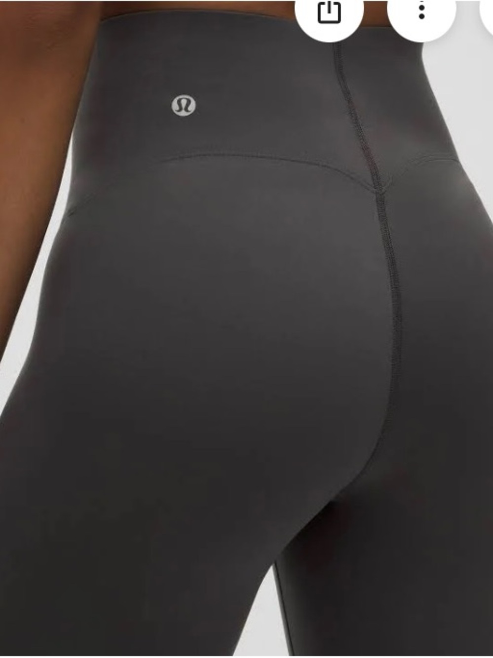 lululemon athletica women's "Glow up" Black High-Waist Leggings